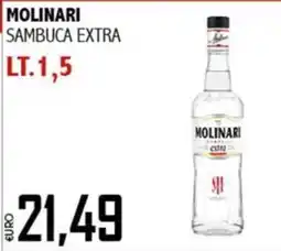 Big Food Molinari Sambuca Extra offerta