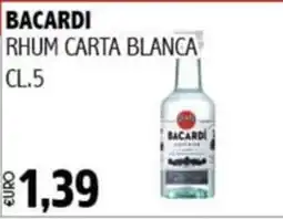 Big Food Bacardi rhum carta blanca offerta
