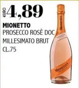 Big Food Mionetto Prosecco Rosè Doc offerta
