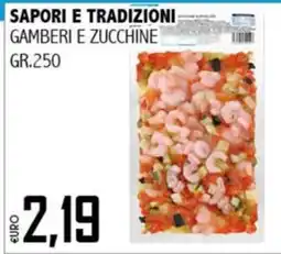 Big Food Sapori e tradizioni gamberi e zucchine offerta