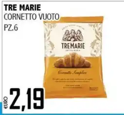 Big Food Cornetto vuoto Tre Marie offerta