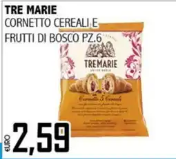 Big Food Cornetto cereali e frutti di bosco Tre Marie offerta