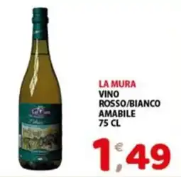 Mio Market La Mura vino rosso/bianco amabile offerta