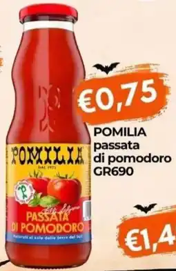 Supermercati Pasquale Prisco Pomilia passata di pomodoro offerta