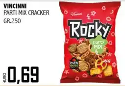 Big Food Vincinni Rocky party mix cracker offerta