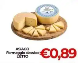 Supermercati Pasquale Prisco Asiago Formaggio classico offerta