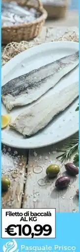 Supermercati Pasquale Prisco Filetto di bacalà offerta