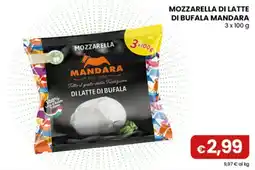 Gala Supermercati Mozzarella di latte di bufala Mandara offerta