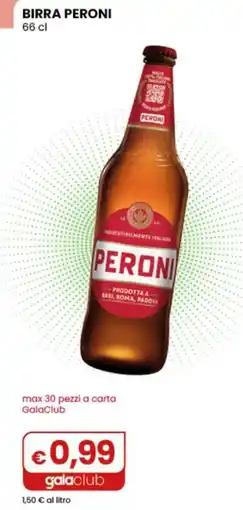 Gala Supermercati Birra Peroni offerta