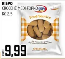 Big Food Rispo crocchè medi forno offerta