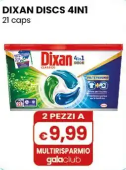 Gala Supermercati Dixan Discs 4in1 offerta