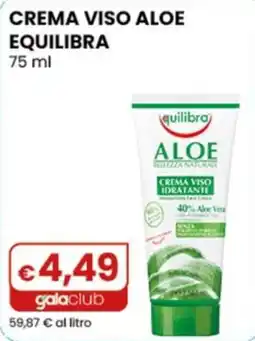 Gala Supermercati Crema viso aloe equilibra offerta