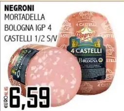 Big Food Mortadella Bologna IGP 4 Castelli offerta