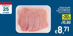 Qui Discount Petto di pollo Sant'Angiolese offerta