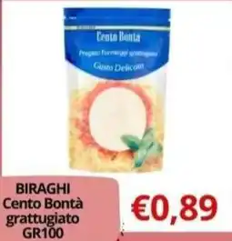 Supermercati Pasquale Prisco Cento Bontà grattugiato offerta