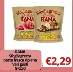 Supermercati Pasquale Prisco RANA Sfogliagrezza pasta fresca ripiena offerta