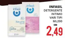 Mazzeo Supermercati Infasil Detergente Intimo offerta