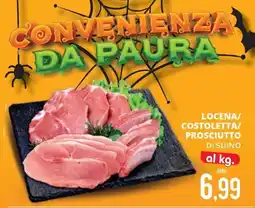 Mazzeo Supermercati Locena/Costoletta/Prosciutto di suino offerta