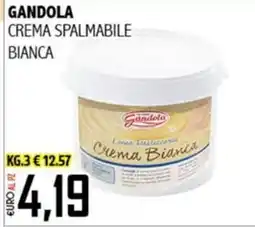 Big Food Gandola Crema Spalmabile Bianca offerta