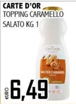 Big Food Carte d'or topping caramello salato offerta