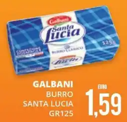Mazzeo Supermercati Galbani burro Santa Lucia offerta
