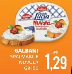 Mazzeo Supermercati Galbani spalmabile nuvola offerta