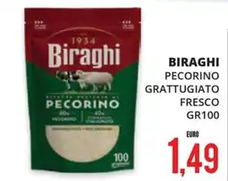 Mazzeo Supermercati Biraghi Pecorino Grattugiato Fresco offerta