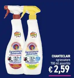 Determarket Chanteclair sgrassatore universale offerta