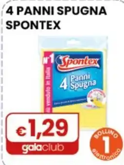 Gala Supermercati Panni spugna spontex offerta