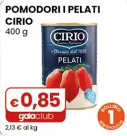 Gala Supermercati Pomodori i pelati Cirio offerta
