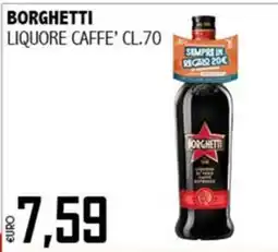 Big Food Liquore caffe' Borghetti offerta