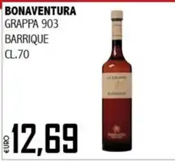 Big Food Bonaventura Grappa 903 Barrique offerta