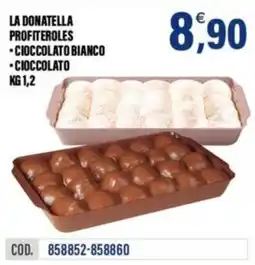 Adhoc La Donatella profiteroles offerta