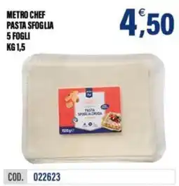 Adhoc Metro Chef Pasta Sfoglia offerta