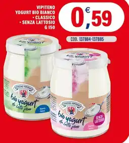 Adhoc VIPITENO YOGURT BIO BIANCO offerta