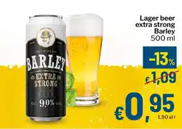 Qui Discount Barley lager beer extra strong offerta