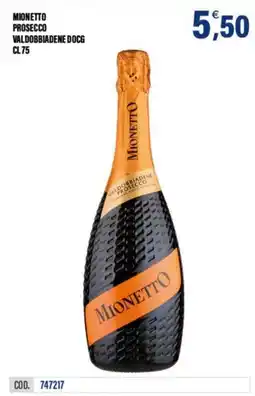 Adhoc Mionetto Prosecco Valdobbiadene DOCG offerta