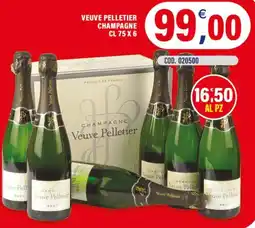 Adhoc Champagne Veuve Pelletier offerta