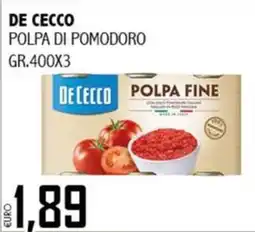 Big Food De Cecco polpa di pomodoro offerta
