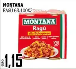 Big Food Montana Ragù alla Bolognese offerta