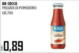 Big Food De Cecco passata di pomodoro offerta