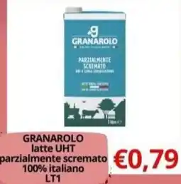 Supermercati Pasquale Prisco Granarolo latte UHT parzialmente scremato offerta