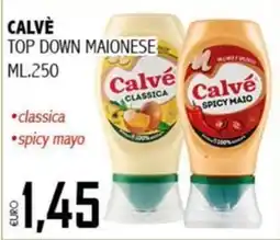 Big Food Calvé top down maionese offerta