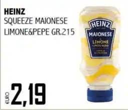 Big Food Heinz squeeze maionese limone&pepe offerta