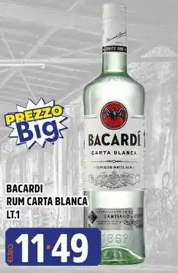 Big Food Bacardi rum carta blanca offerta
