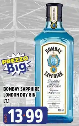 Big Food Bombay Sapphire London Dry Gin offerta