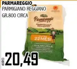 Big Food Parmareggio Parmigiano Reggiano offerta