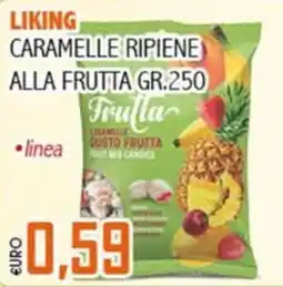 Big Food Liking caramelle ripiene alla frutta offerta