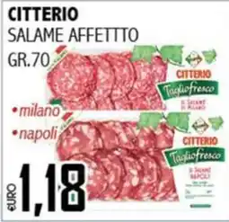 Big Food Citterio salame affettato offerta