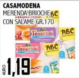 Big Food Merenda brioches con salame offerta